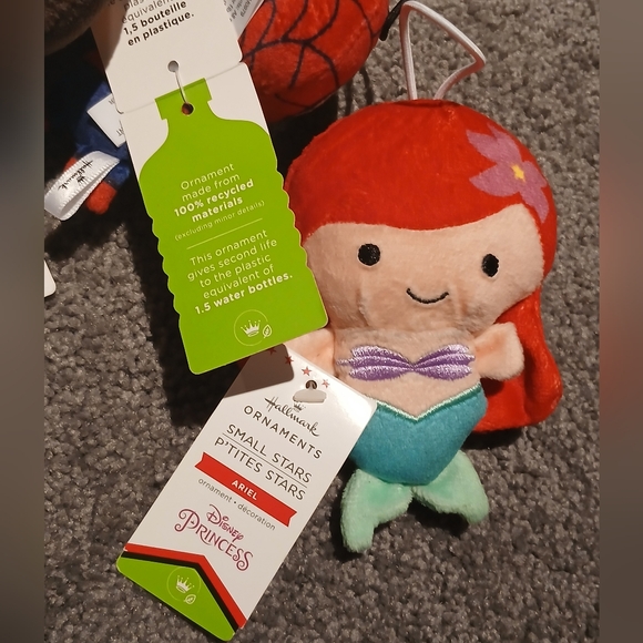 Marvel Spiderman, Disney princess Ariel, and Harry Potter Plush Ornament Toys - Picture 6 of 8